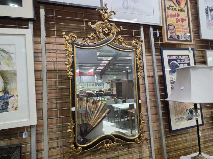 Rococo-style wall mirror