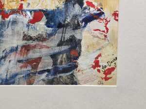 Ju Davies (?), nude torso. Mixed media collage - 3