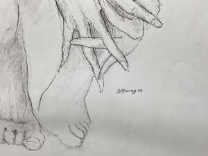 Two original drawings on paper by unknown artists - 4