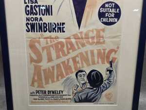 Framed 'The Strange Awakening' vertical movie poster - 3