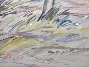 Betty Jungwirth, Back of Yallourn. Watercolour painting on paper - 3