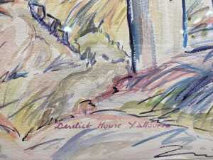 Betty Jungwirth, Back of Yallourn. Watercolour painting on paper - 6