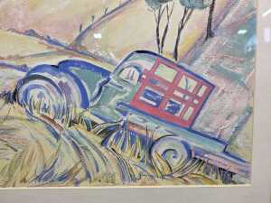 Betty Jungwirth, Yallourn, In Summer Grass. Gouache painting on paper - 3