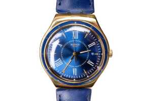 A Swatch Moonshine on water quartz watch - 2