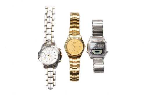 Three Seiko watches