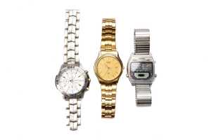 Three Seiko watches