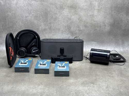 Audio electronics, including Sony Dream Machine