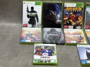 10 XBOX 360 games including FIFA 10 - 2