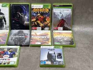 10 XBOX 360 games including FIFA 10 - 3