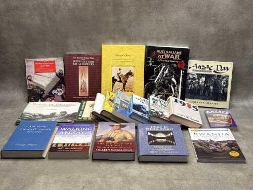 Australian military history books, including Life's Too Short to Cry