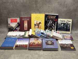 Australian military history books, including Life's Too Short to Cry