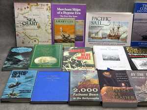 Maritime history books, including The Royal Yacht Britannia - 2