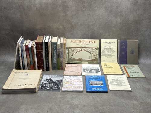Victorian local history books, including History of Scotch 1851-1925