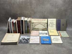 Victorian local history books, including History of Scotch 1851-1925