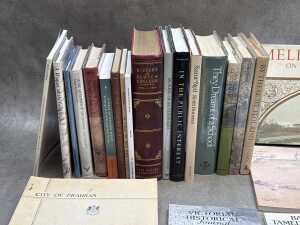 Victorian local history books, including History of Scotch 1851-1925 - 2