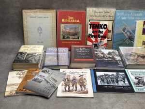 Australian military history books, including Guns in Australia - 2