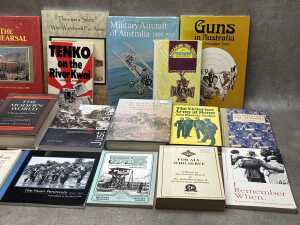 Australian military history books, including Guns in Australia - 3