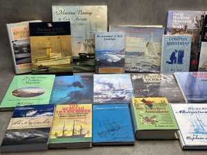 Maritime history books, including American Sail - 2