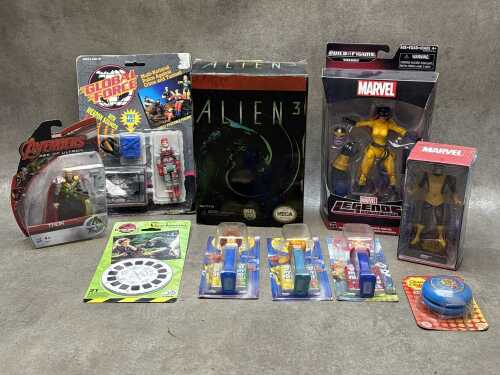 Pop culture toys and figures. All in original packaging