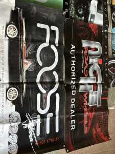 Automotive vinyl advertising banners for wheels - 3