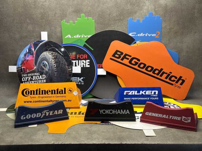 Group of Automotive promotional material for tyres