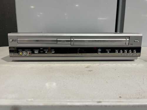 LG DC593W DVD player and VHS video recorder combo