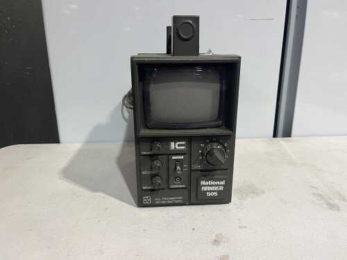 National Ranger 505 all-transistor portable television, 1970s