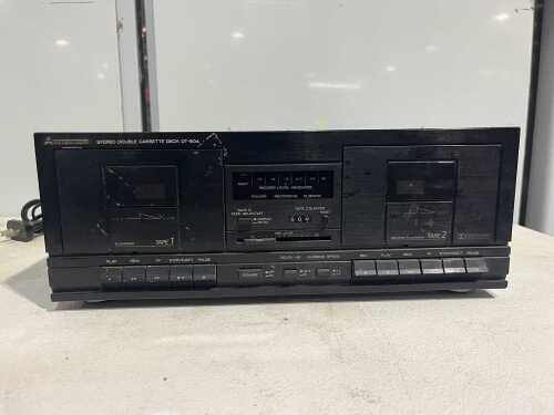 Mitsubishi DT-804 stereo double cassette deck