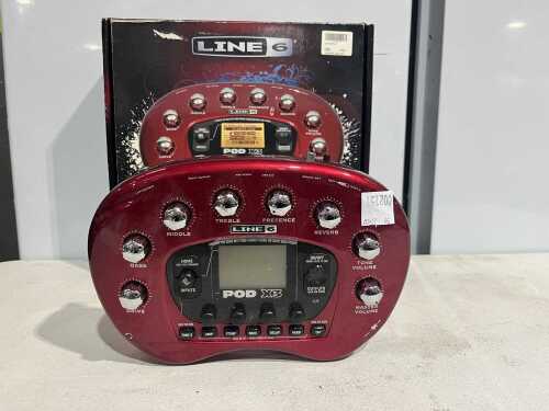 Line 6 POD X3 guitar multi-effects processor, boxed