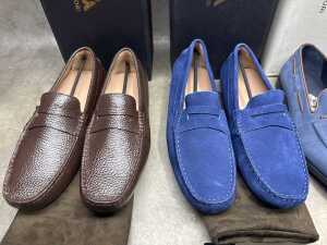 Four NEW pairs of Nappa Tori Australia leather men's shoes, size UK 9 - 2