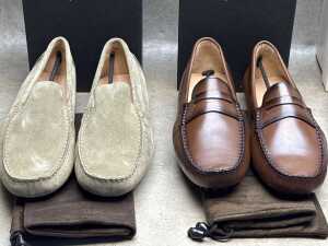 Four NEW pairs of Nappa Tori Australia leather men's shoes, size UK 12 - 2