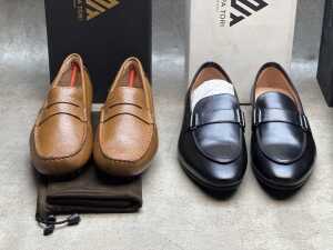 Four NEW pairs of Nappa Tori Australia leather men's shoes, size UK 9 - 2