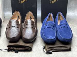 Four NEW pairs of Nappa Tori Australia leather men's shoes, size UK 9 - 3