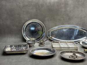 Silver plate including tureens - 2
