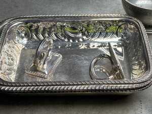 Silver plate including tureens - 6