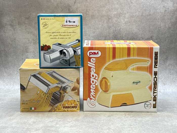 Kitchen equipment in original boxes