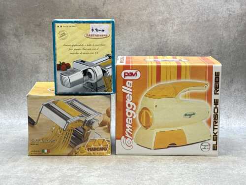 Kitchen equipment in original boxes
