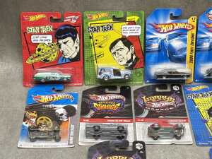 Hot Wheels die-cast collectible cars, including Star Trak - 2