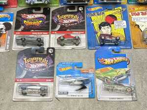 Hot Wheels die-cast collectible cars, including Star Trak - 4