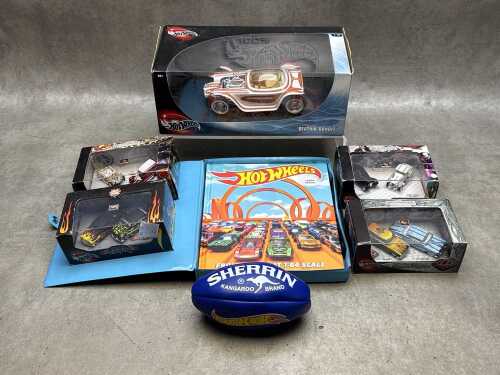Hot Wheels collectible cars, including Beatnik Bandit