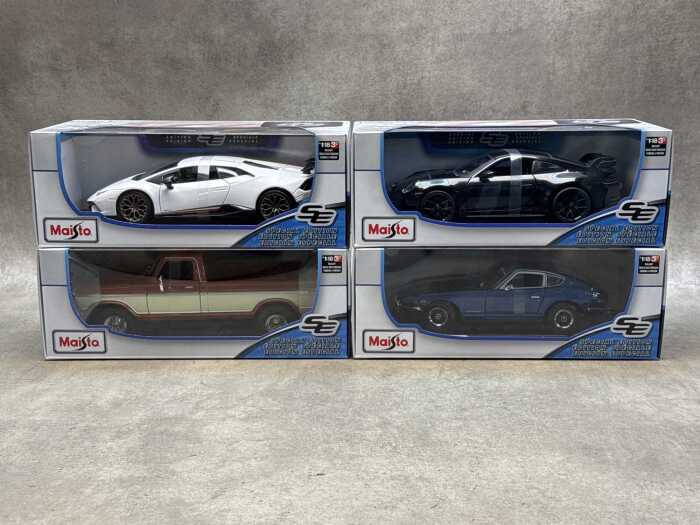 Four Maisto special edition 1:18 scale die-cast