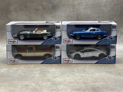 Four Maisto special edition 1:18 scale die-cast