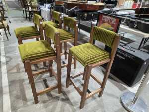 Five Mid-century modern style bar stools - 3