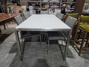 Nine-piece modern dining suite - 2