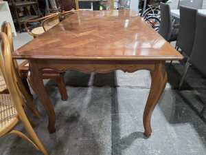 Stephen Perrett handcrafted beech and rosewood dining table - 2