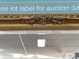 Ornate gilt framed wall mirror - 4