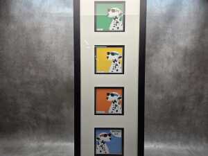 Studio Naranča, Splitski Dir (four Dalmatians in sunglasses), 2004. Framed prints on paper