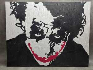 Artist unknown, The Joker. Mixed media on canvas