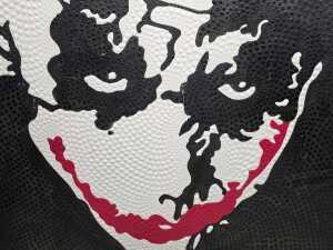 Artist unknown, The Joker. Mixed media on canvas - 4