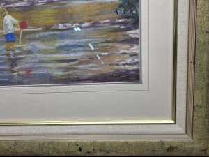 Thel Cardwell, River View. Pastel drawing on paper - 5